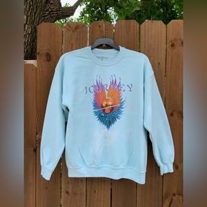 Journey crew neck pullover sweatshirt size Large.